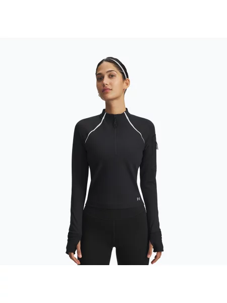 Бігова кофта Under Armour Pro Half Zip black/reflective чорна