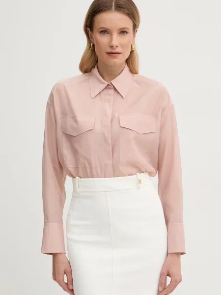 Marella cămașă de pentru femei cu amestec de mătase FATE roz
