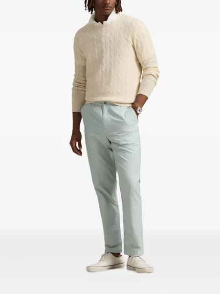 Tricou polo Polo Ralph Lauren cu imagine cu dungi din țesătură twill albastru