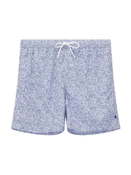 Wielobarwność kąpielówki Paul & Shark z nadrukiem