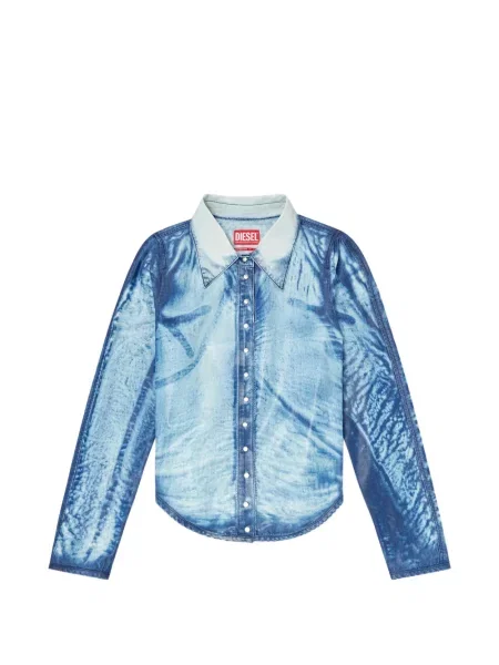 Cămașă din denim Diesel albastru