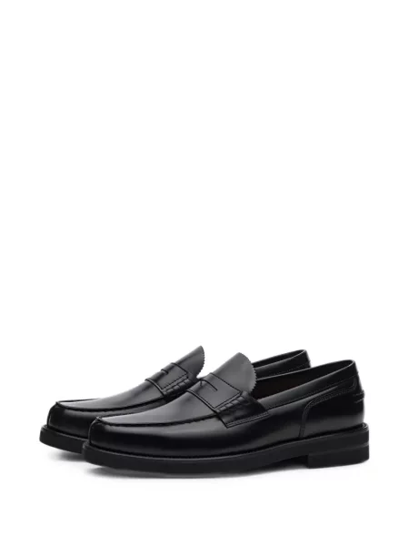 Pantofi loafer Lottusse din piele negru