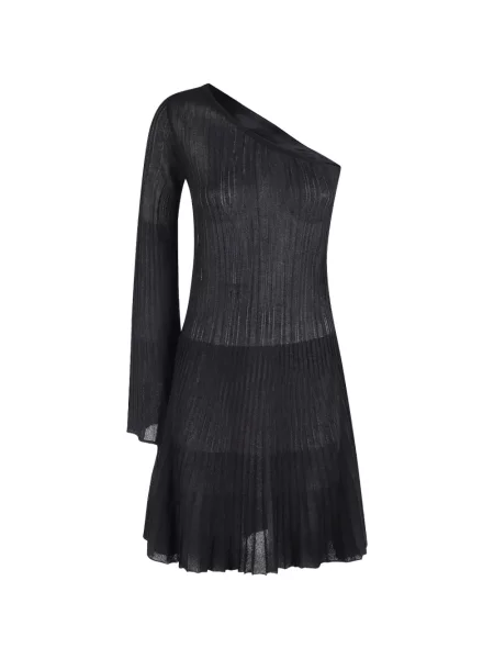 Rochie mini Federica Tosi cu un umăr gol negru