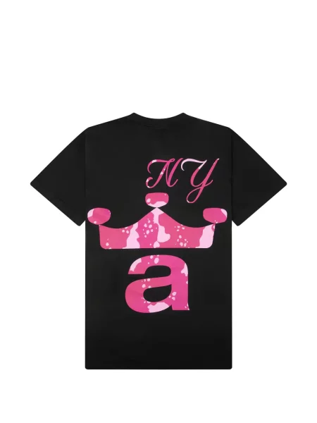 Tricou Awake Ny cu imagine negru