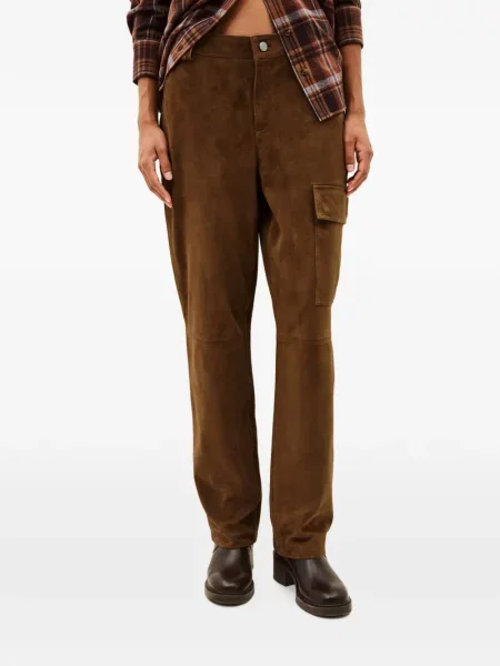 Pantaloni cargo Ba&sh conici maro