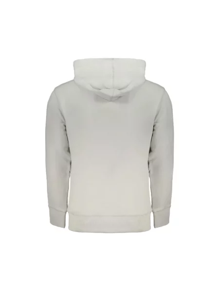 Bluza z kapturem Calvin Klein z kapturem biała