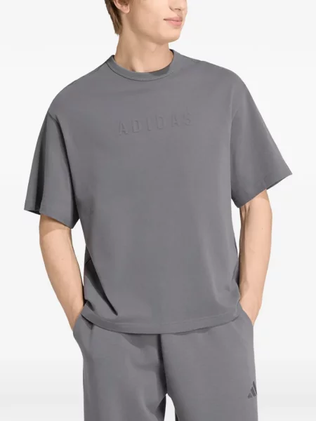Hanorac Adidas din fleece cu autograf cu gradient albastru