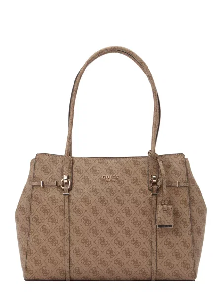 GUESS Nakupovalna torba LEONA / brokat rjava
