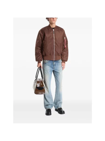 Kurtka bomber Alpha Industries brązowy