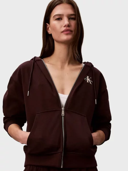Толстовка Calvin Klein Jeans коричнева