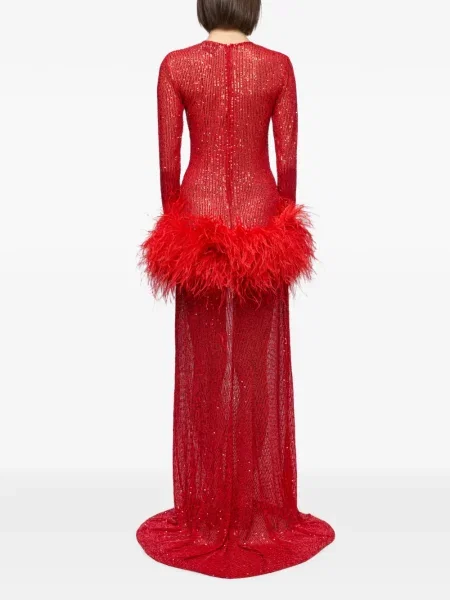 Rochie maxi Atu Body Couture cu paiete roșu