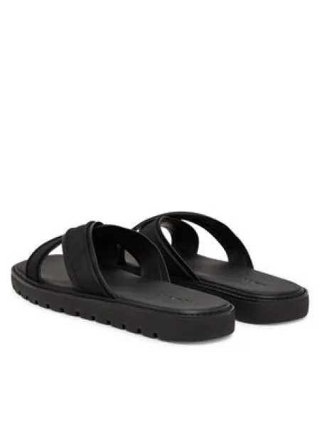 Natikače Calvin Klein Sq Molded Sandal Xcross Wb crna