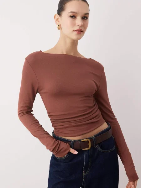 Trendyol Tricou maro
