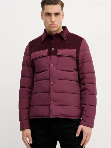 United Colors of Benetton rövid kabát bordó téli borvörös