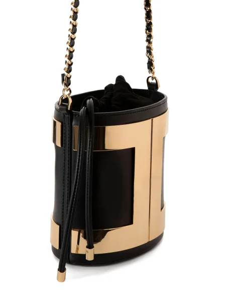 Geantă bucket Elisabetta Franchi negru
