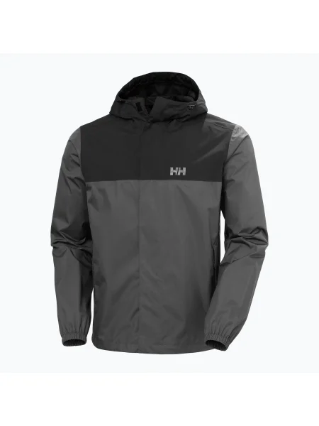 Мъжко яке за дъжд Helly Hansen Vancouver ebony черно