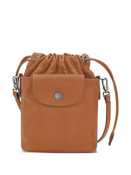 Чанта тип bucket Longchamp кафяво