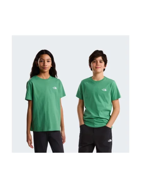Tricou copii The North Face verde