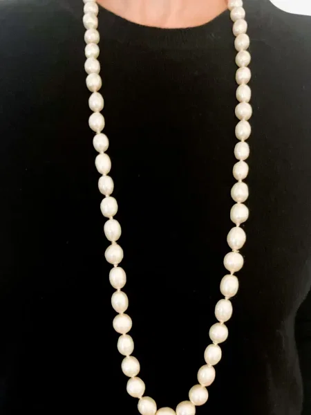 Náhrdelník Chanel Pre-owned s perlami