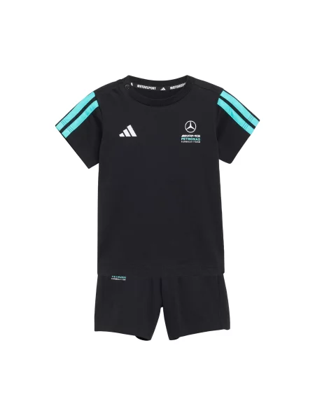 ADIDAS PERFORMANCE Tepláková souprava MERCEDES-AMG PETRONAS FORMULA 1 tyrkysová / černá bílá