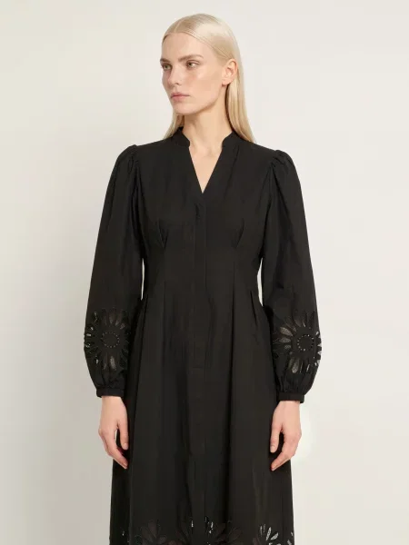 Co'couture Šaty Melisecc S Krajkou černá