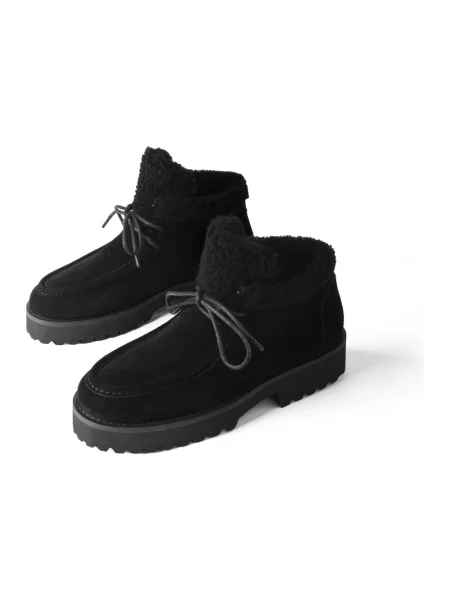 Buty do kostki L37 skórzane czarne