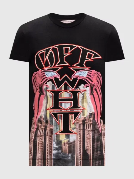 Футболка Starcity Off-white чорна