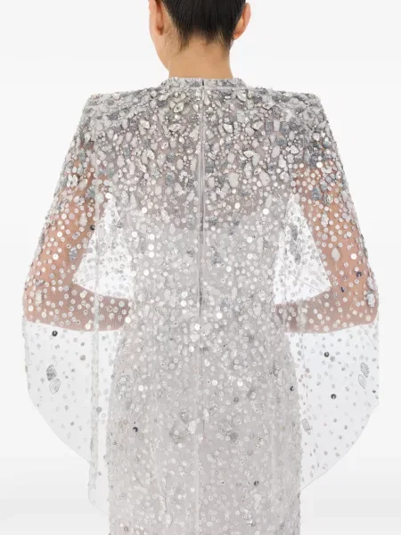 Rochie maxi Jenny Packham de costum alb