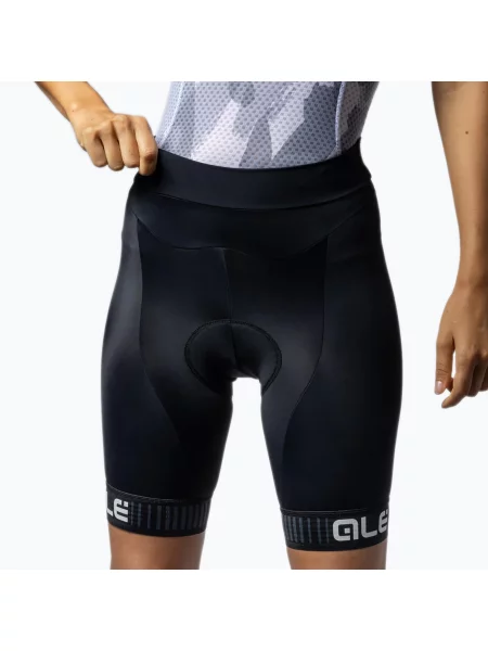 Pantaloni scurți de ciclism pentru femei Alé Traguardo white alb