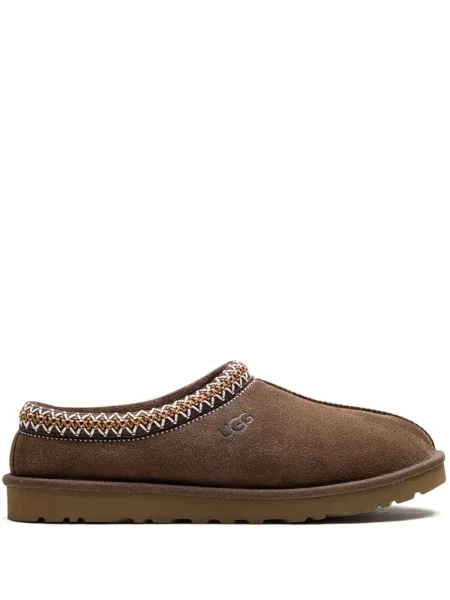 Papuci de casă Ugg din piele de căprioară maro