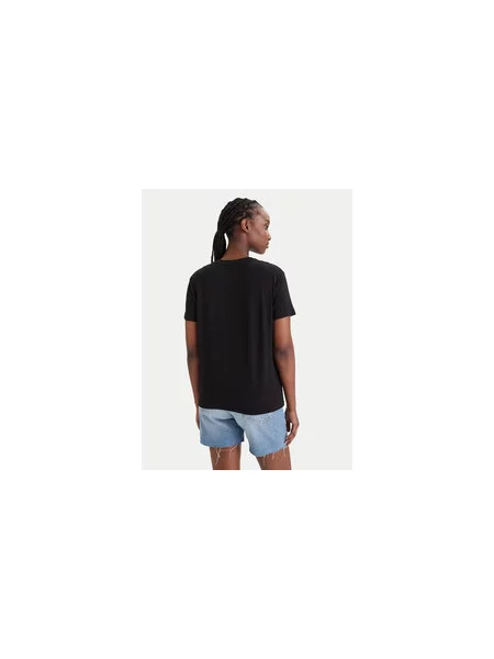 Guess Marškinėliai Regular Fit juoda