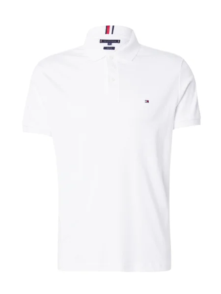 TOMMY HILFIGER Tricou ESSENTIAL' alb