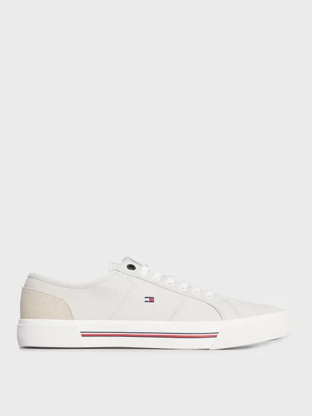 Кеди Tommy Hilfiger з канвасу бежеві