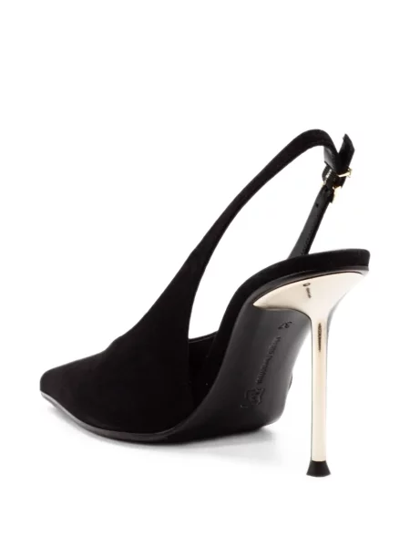 Pantofi cu toc Sergio Levantesi slingback negru