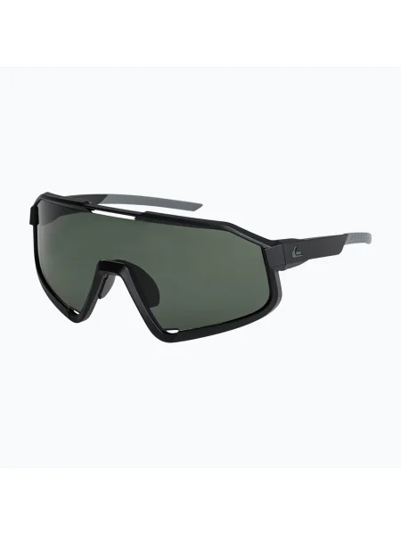 Мъжки слънчеви очила Quiksilver Slash Polarised black green plz черно