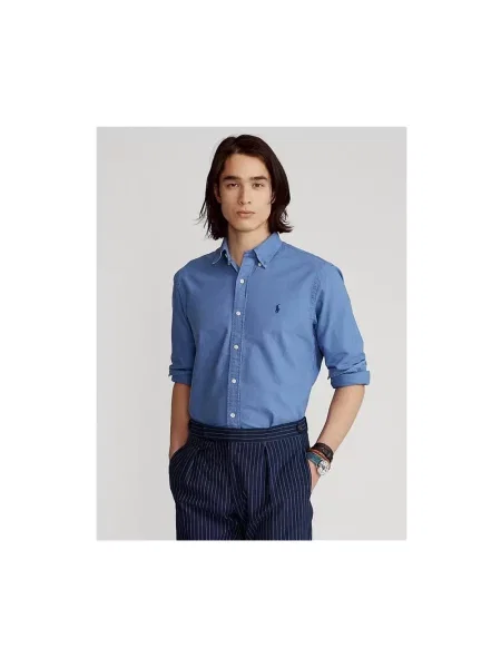Koszula Polo Ralph Lauren casual niebieska