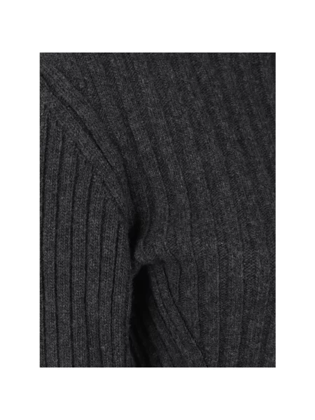 Lniany sweter Victoria Beckham szary