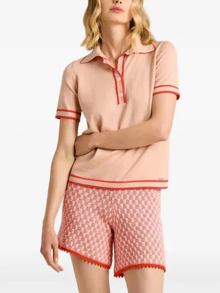 Tricou polo Kiton roz