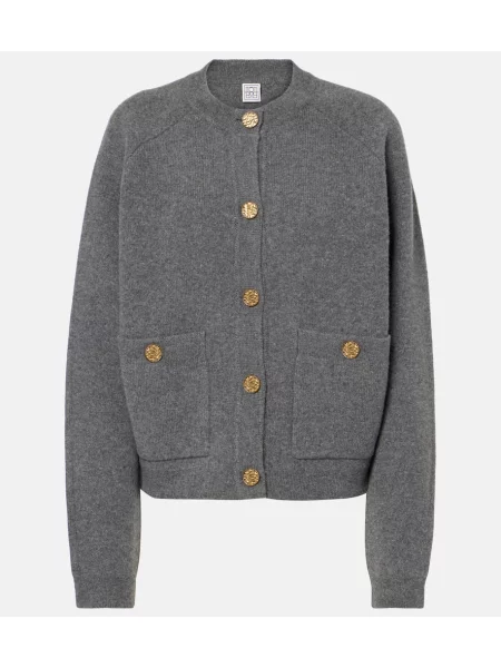 Cardigan Toteme de lână negru