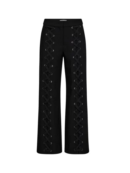 Co'couture Pantaloni Vola' negru