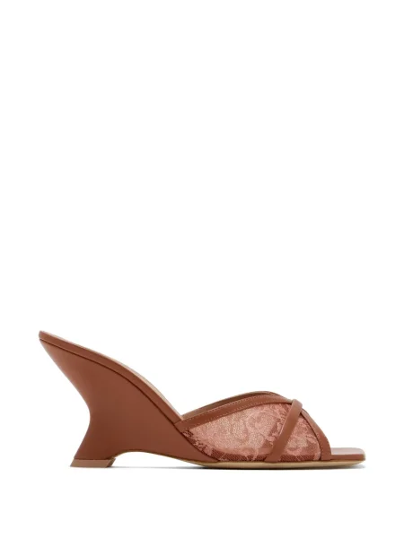 Кожени презрамки мюли Malone Souliers кафяво