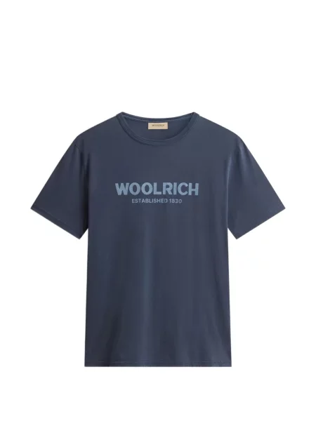 Scurt tricou Woolrich cu imagine albastru