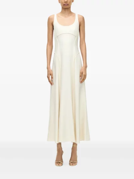 Rochie midi Adam Lippes alb