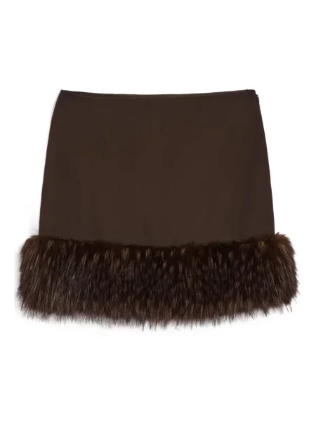 Mała mały spódnica mini Apparis brązowa