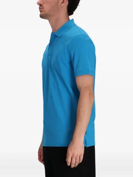 Tricou polo Boss albastru