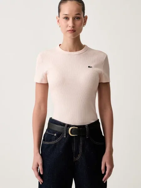 Lacoste tricou pentru femei din roz