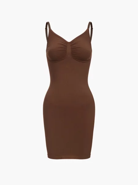 Cfab Haljina Shaping Cami Dress' smeđa