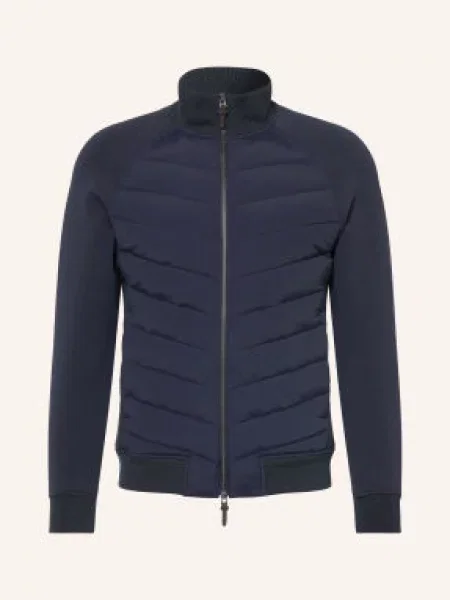 Reiss Bunda Calvorn Z Kombinace Materiálů tmavě modrá