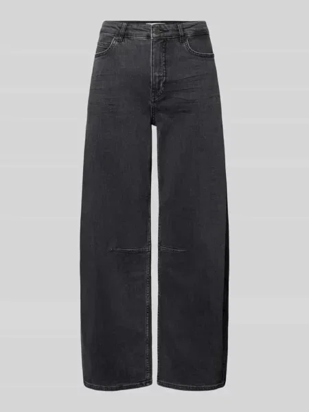 Jeansy barrel z mieszanka bawełny ze szwy działowe model „Mari Vega“ Opus Pants