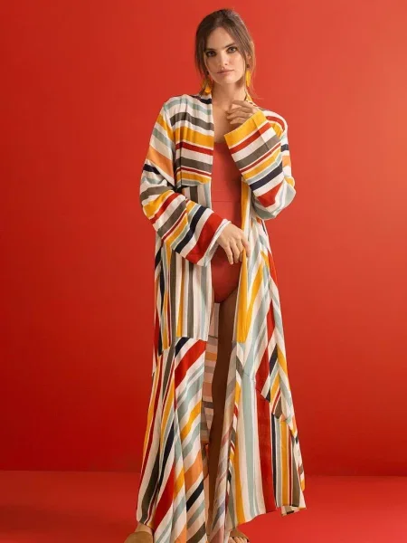 Женский пляжный халат